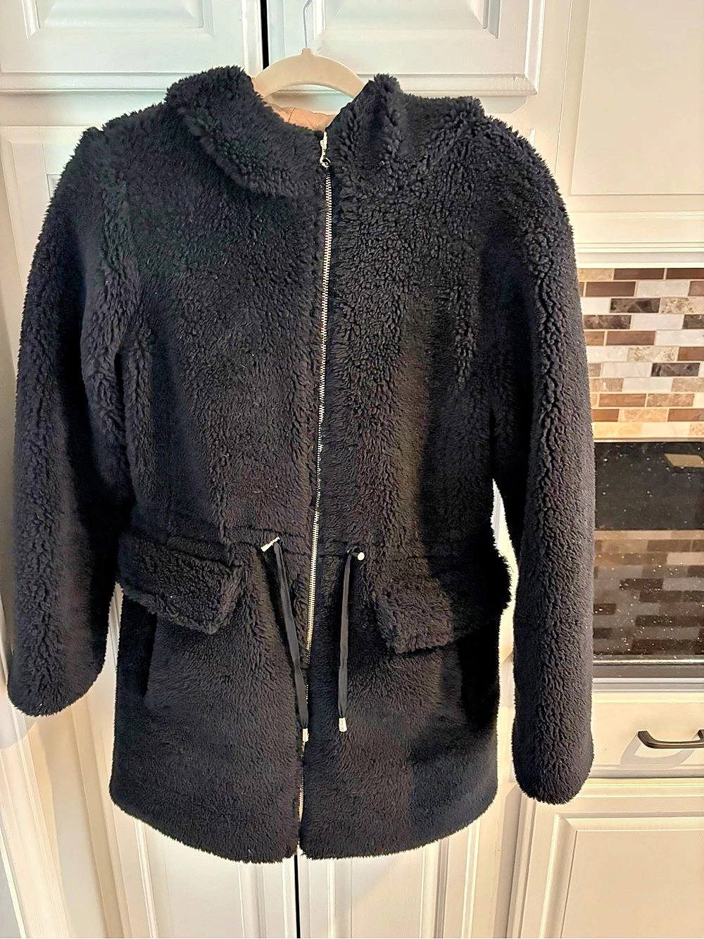 Kate Spade Women's Hooded Cirrus Quilted Reversible Jacket